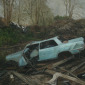 Scrapped Mercedes 450