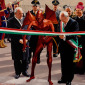 Lucifer cutting the ribbon