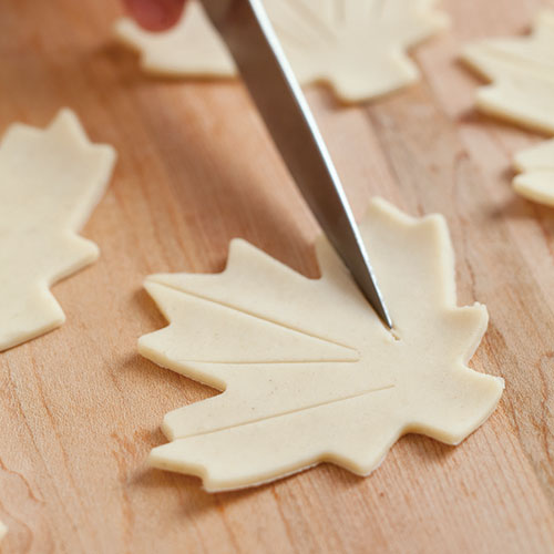 ButterscotchPecan Acorns and Pastry Leaves Sandra Lee