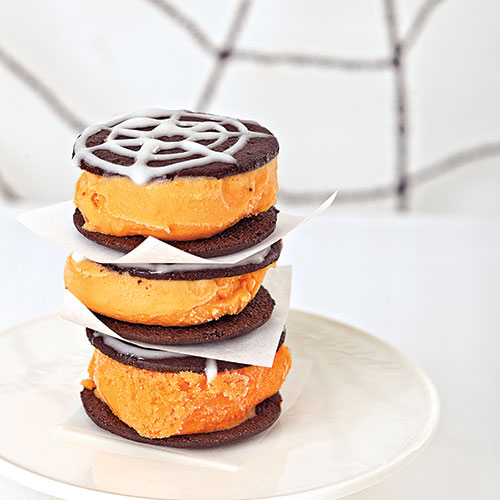 Spiderweb Ice Cream Sandwiches Sandra Lee
