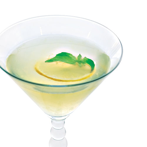 LemonBasil Martini Sandra Lee