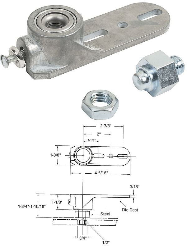 Dorma Bottom Center Hung Commercial Door Pivot Dorma Brands
