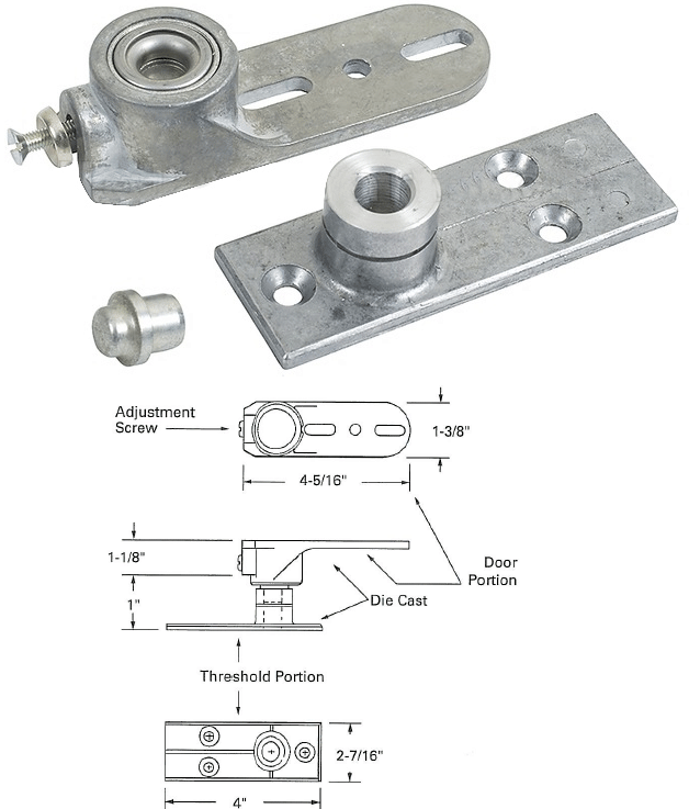 Dorma Bottom Center Hung Door Pivot Dorma Brands