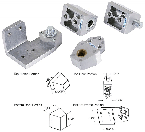 Commercial Offset Pivot Set Door Pivots and Accessories Commercial