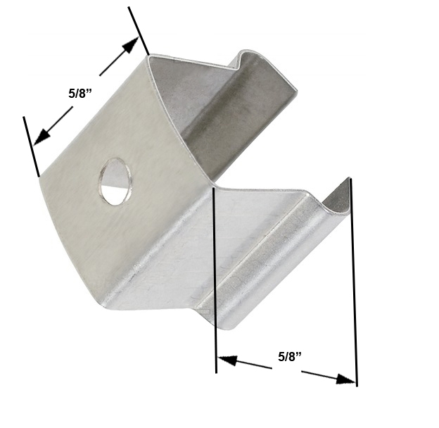 Concealed Fastener Brackets & Clips Commercial Window & Door Hardware