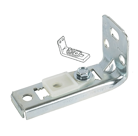 Closet Door Jamb Bracket with 3/4" Screw Holes for Cox Closet Doors