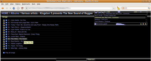 Player screenshot