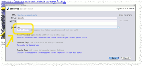 Well placed auto completion pop-up