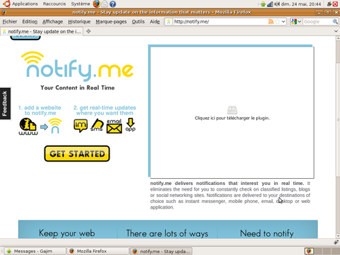 How I see the home page