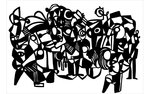<p>40 x 60</p>
<p>marker on canvas</p>
