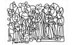 <p>140 x 180 cm</p>
<p>marker on canvas</p>