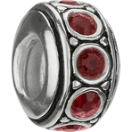 Chamilia Wheel January Birthstone Bead