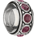 Chamilia Wheel February Birthstone Bead