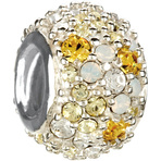 Chamilia Kaleidoscope Yellow Swarovski Bead