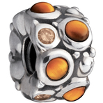 Chamilia Cabochon Brown Bead