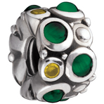 Chamilia Cabochon Green Bead