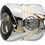 Chamilia Bow - Clear CZ Bead
