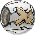 Chamilia World Peace Mixed Gold Bead