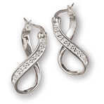 Chamilia CZ Infinity Earrings