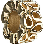 Chamilia Gold Open Swirls Bead