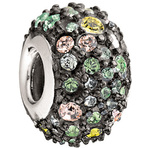 Chamilia Kaleidoscope Mixed & Green Swarovski Bead