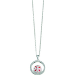 Kameleon CZ Circle Pendant