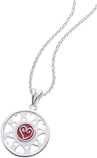 Kameleon Round Open Heart Pendant