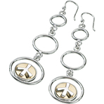 Kameleon Drop Hoop Earrings