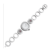 Kameleon White Enamel bracelet watch