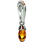 Chamilia Briolette Umber Swarovski Bead - Siena Collection