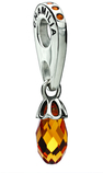Chamilia Briolette Umber Swarovski Bead - Siena Collection