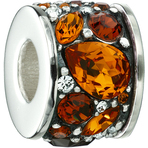 Chamilia Mosaic Umber Swarovski Bead - Siena Collection
