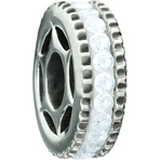 Miss Chamilia Bling Ring - White CZ Bead