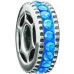 Miss Chamilia Bling Ring - Turquoise CZ Bead