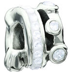 Miss Chamilia Cartwheel - White CZ Bead