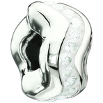 Miss Chamilia Roller Coaster - White CZ Bead