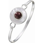 Kameleon White Mother of Pearl Bangle Bracelet