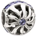 Chamilia Blaze Tanzanite Swarovski Bead - Cabaret Collection