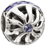 Chamilia Blaze Tanzanite Swarovski Bead - Cabaret Collection
