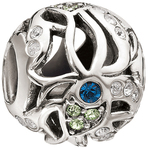 Chamilia Featherstone Blue & Green Swarovski Bead - Cabaret Collection