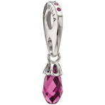 Chamilia Briolette Fuchsia Swarovski Bead- Cabaret Collection