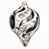 Chamilia Icicle Twist Clear Swarovski Bead - Holiday Collection