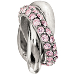 Chamilia Rings Light Rose Bead - Swarovski Collection