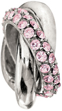 Chamilia Rings Light Rose Bead - Swarovski Collection