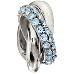 Chamilia Rings Aquamarine Bead - Swarovski Collection