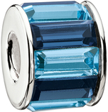 Chamilia Baguette Blue Bead - Swarovski Collection