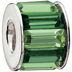 Chamilia Baguette Green Bead - Swarovski Collection