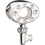Chamilia Lucky Key Crystal Bead - Swarovski Collection