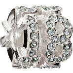 Chamilia Lucky Number 18 bead - Swarovski Collection