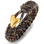 From Soldier to Soldier Bracelets Gold Heart Camo Bracelet